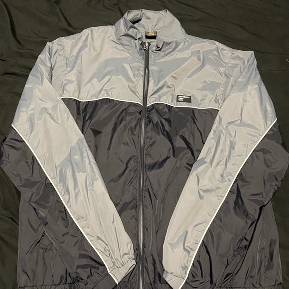 OVO Team October Windbreak Jacket - GREY/BLACK - X-Large - Picture 4 of 9